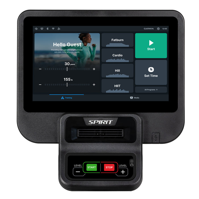 Spirit CR800ENT Recumbent Cycle with 15.6" Touchscreen