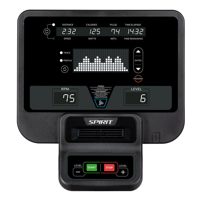 Spirit CR800 Recumbent Cycle