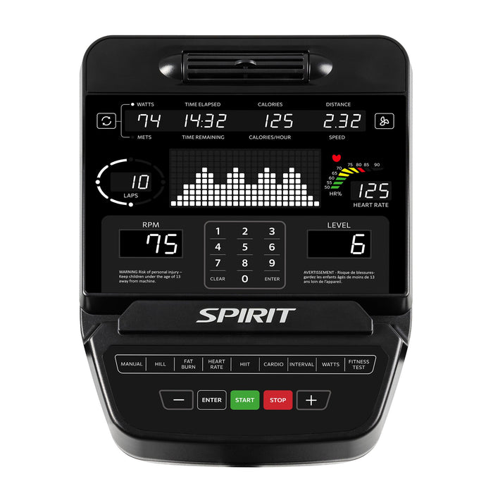 Spirit CR900 Full Commercial Recumbent Bike