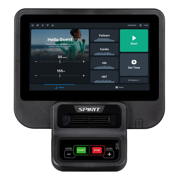 Spirit CE800ENT Elliptical with 15.6" Touchscreen