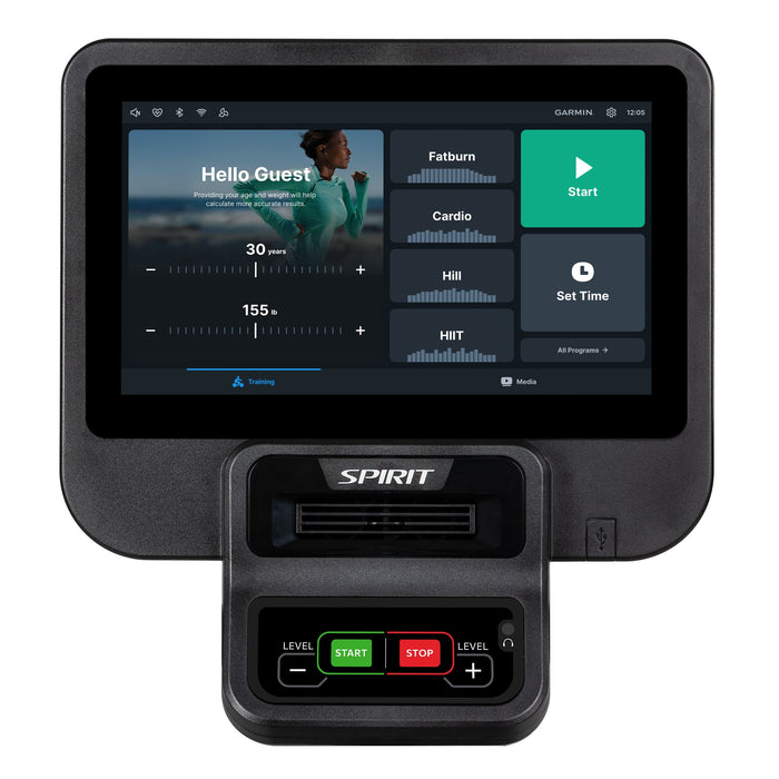 Spirit CU800ENT Upright Cycle with 15.6" Touchscreen
