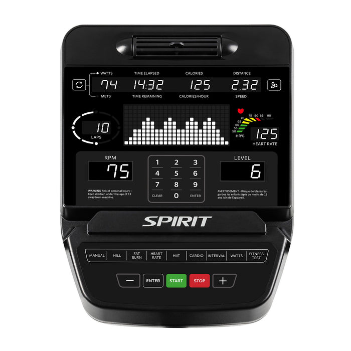 Spirit CU900 Full Commercial Upright Bike