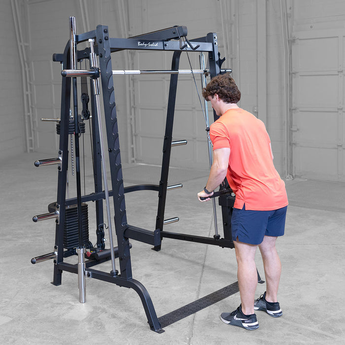 Body Solid Lat / Low Row Attachment for Series 7 Smith