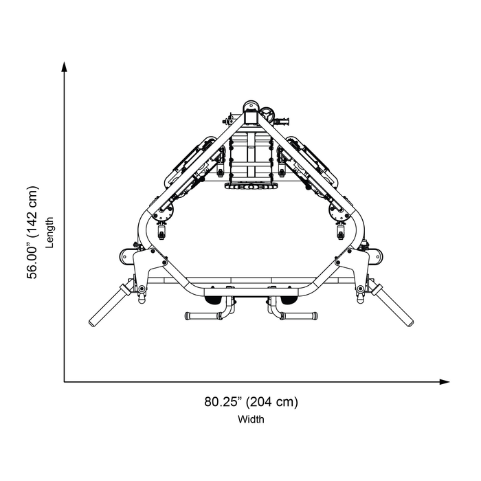 Hoist H8 Corner Functional Trainer Smith Machine