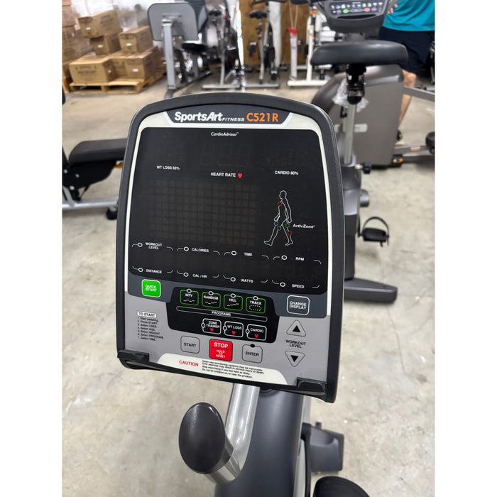 Used SportsArt C521R Recumbent Bike