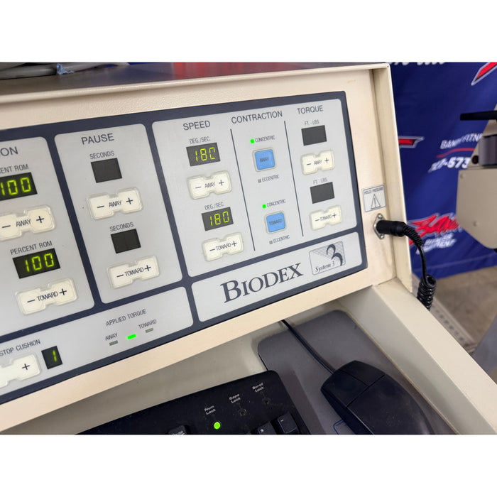 Used Biodex System 3 Medical and Rehabilitation Professional Dynamometer (with Control Computer)