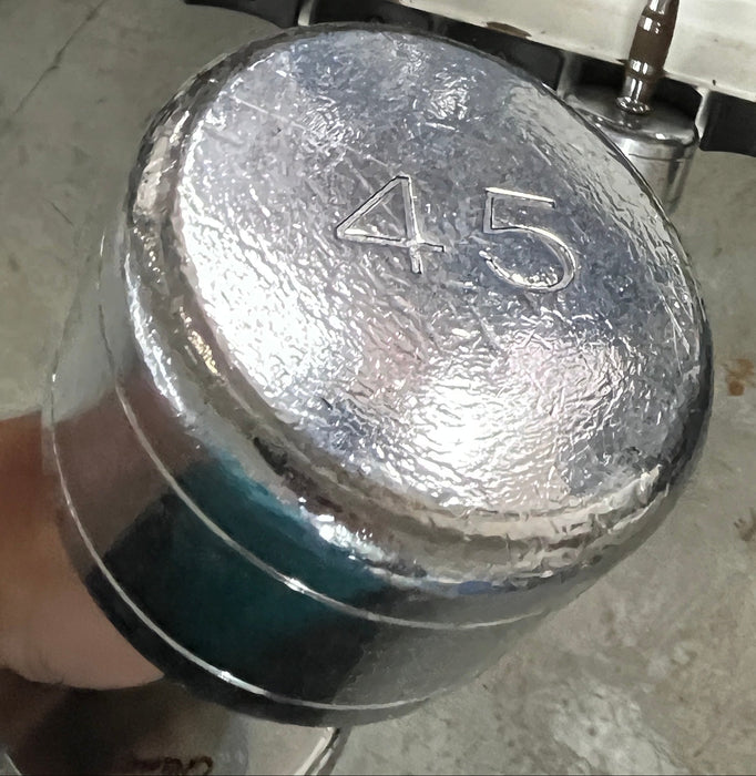 Used Pair of 45 lbs Hoist Beauty Bells