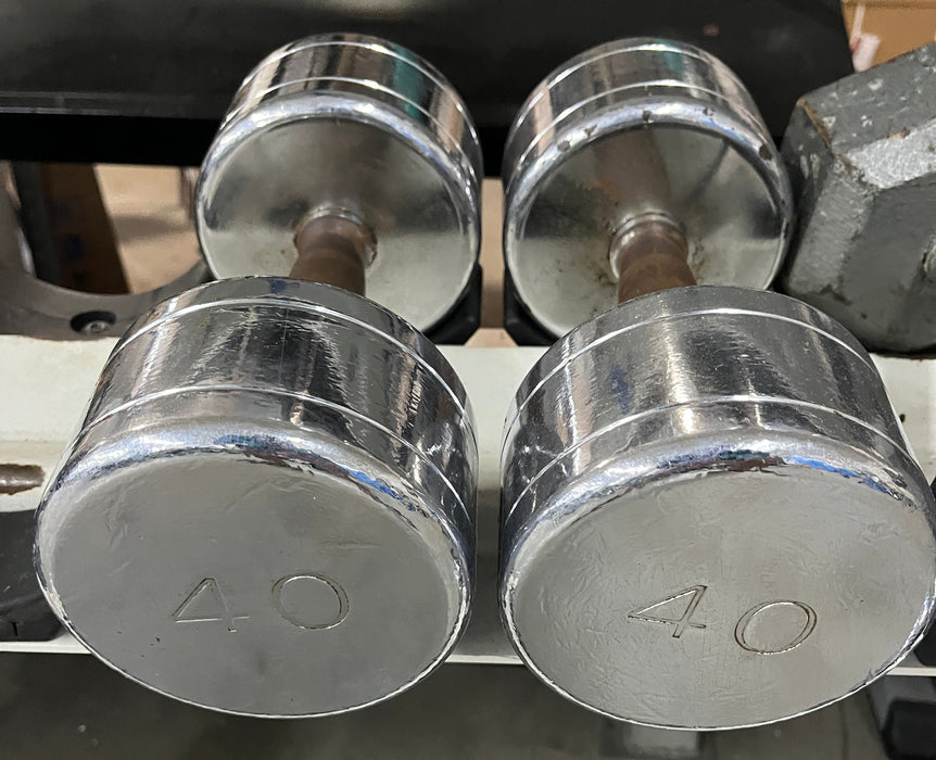 Used Pair 40 lbs Hoist Beauty Bells