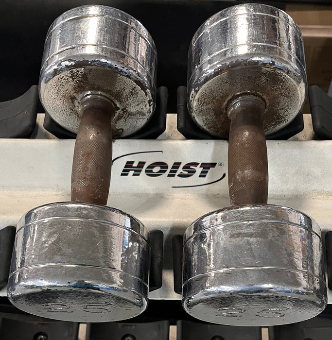 Used Pair 25 lbs Hoist Beauty Bells