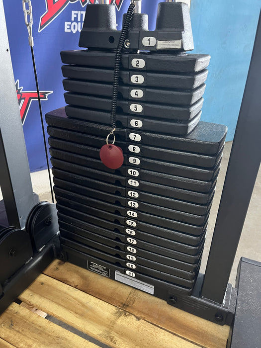 Used Body-Solid GCBT-STK Pro-Select Biceps & Triceps Machine