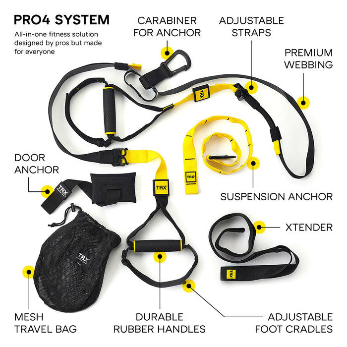 Trainer System TRX Pro4 Suspension Trainer System — Bandit Fitness Equipment