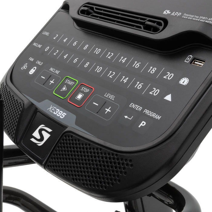 Spirit XE395 Elliptical Trainer with Incline