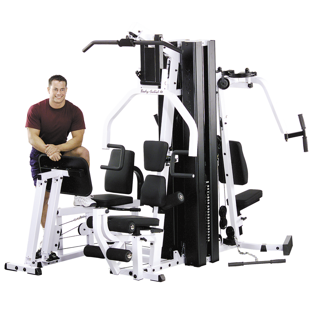 Body Solid EXM3000LPS Gym System with Leg Press Bandit Fitness