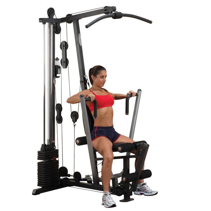 Body solid smith machine with lat pulldown hot sale