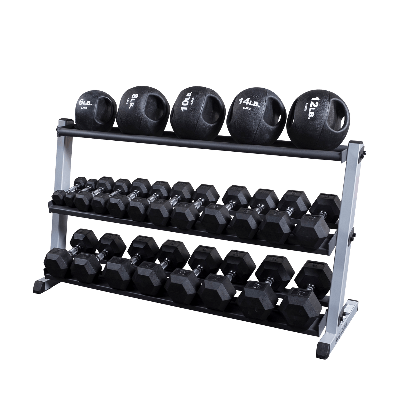 Body-Solid GDR60 Pro Dumbbell Rack (Rack Only) — Bandit Fitness Equipment