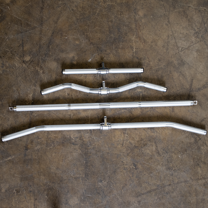 Body-Solid Aluminum Double Swivel Straight Bar Attachment