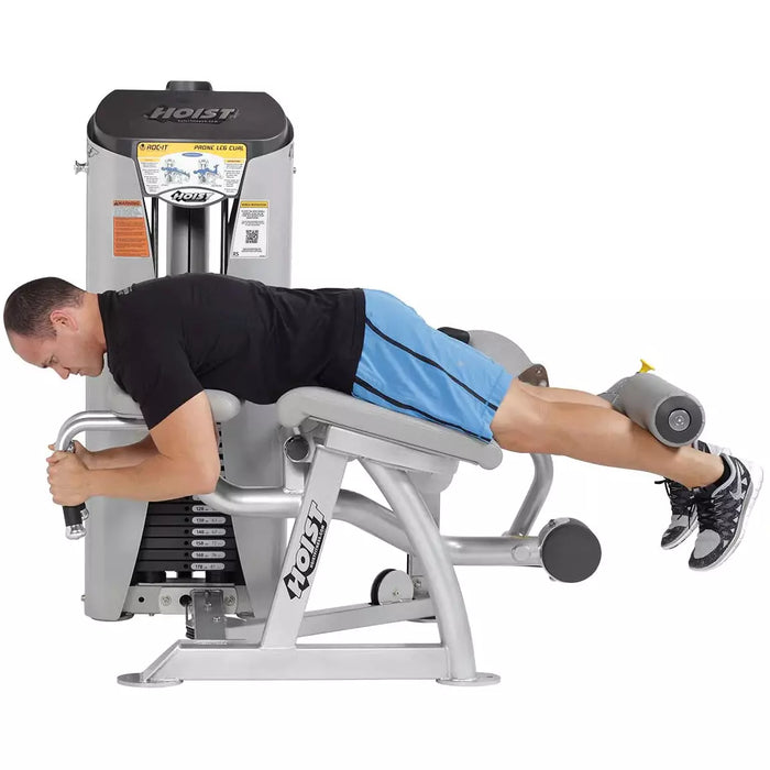 Hoist Roc It Prone Leg Curl RS 1408 Selectorized Bandit Fitness Equipment