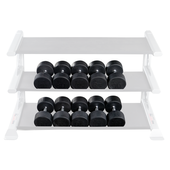 Body-Solid Rubber Round Dumbbell Sets SDPS (Without Rack)