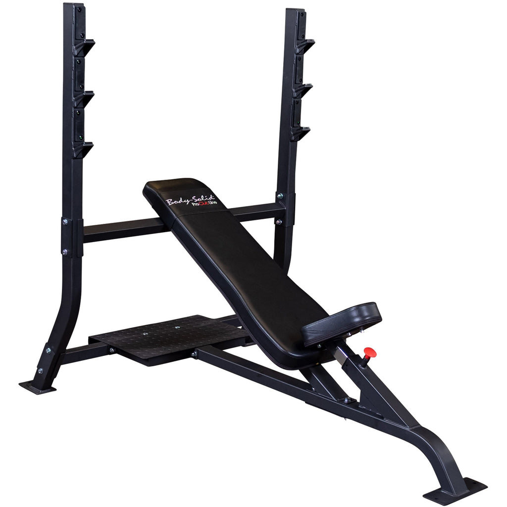 Body-Solid Pro Clubline Incline Olympic Bench SOIB250 — Bandit