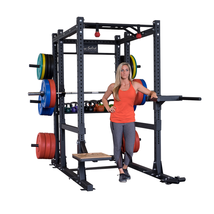 Used Body-Solid SPR1000 Extended Power Rack Package