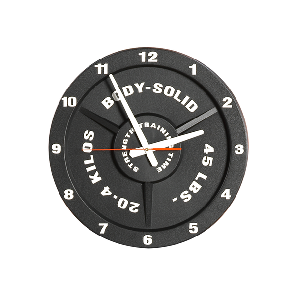 Working Body Clock Body-Solid Weight Plate Clock — Bandit Fitness Equipment