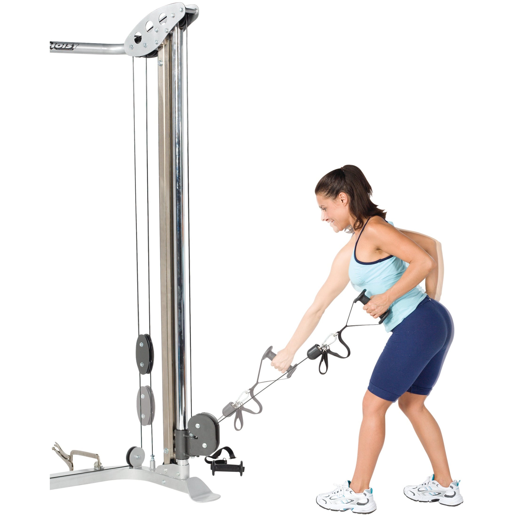 Cable Column Push Rotation Hoist V-HILO Cable Column Option for V-Series Gyms — Bandit Fitness ...